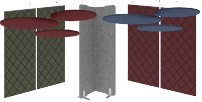 Akustiklösungen & Sichtschutz