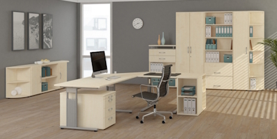 Büromöbel System G - klassische Büromöbel