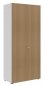 Preview: Aktenschrank Master 100 cm breit Weiss/Eiche