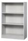 Preview: Regal Multi 3 Ordnerhöhen 80 cm breit Lichtgrau