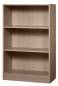 Preview: Regal Multi 3 Ordnerhöhen 80 cm breit Nussbaum