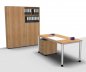 Preview: Komplettbuero H3 Nussbaum