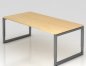 Preview: Schreibtisch Riesa 200x100 cm Ahorn