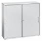 Preview: Aktenschrank Multi mit Schiebetüren 3 OH Weiss