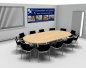 Preview: Konferenztisch 320x160 cm mit 12 Stühle