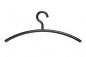 Preview: 5 Stück Kleiderbügel Kunststoff schwarz