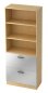 Preview: Aktenschrank Klassik Hängeregister Ahorn/silber