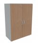 Preview: Aktenschrank Mega 3 OH Lichtgrau-Buche