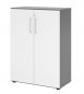 Preview: Schrank VH9 3 OH 80 breit graphit weiss
