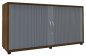 Preview: Anstell-Querrollladenschrank TEN 2 OH, 160 cm Nussbaum