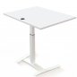 Preview: Beistelltisch Steh-Sitz-Tisch CSW 100 x 80 cm Weiß