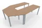 Preview: Besprechungstisch TEN 230x160 cm für 7 bis 9 Personen Buche