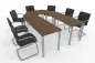 Preview: Besprechungstisch TEN 230x160 cm für 7 bis 9 Personen Nussbaum