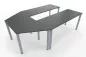 Preview: Besprechungstisch TEN 230x160 cm für 7 bis 9 Personen Onyx