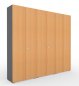 Preview: Schrankreihe Master K2 Grafit/Buche