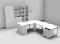 Preview: Komplettbüro HJ4 Weiss