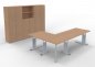 Preview: Büromöbelset Komplettbüro G3 Buche