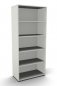Preview: Aktenregal Mega 80 cm breit 5 OH Weiss
