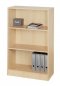 Preview: Büroregal Multi 3 Ordnerhöhen 80 cm breit Ahorn