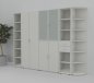 Preview: Büro Schrankwand 521 Weiss
