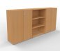 Preview: Büro-Schrankwand Master K6 Buche
