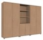 Preview: Schrankwand TEN K2 280 cm breit Buche