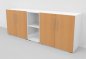 Preview: Sideboard VH16 200 cm breit Weiß-Buche