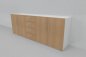 Preview: Büroschrankwand VH2 Sideboard Weiß-Eiche