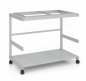 Preview: Hängemappenwagen mit einem Hängeregister und einem Fachboden Lichtgrau