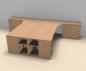 Preview: Doppelarbeitsplatz GD10 Buche
