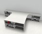 Preview: Doppelarbeitsplatz GT1 Doppelschreibtisch Weiss