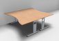 Preview: Doppelarbeitsplatz ME18 Ergo Buche