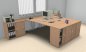 Preview: Doppelarbeitsplatz GD424 Buche