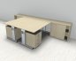 Preview: Doppelarbeitsplatz GD28 Ahorn