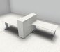 Preview: Doppelarbeitsplatz GS8 Weiss