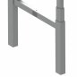 Preview: Doppelschreibtisch CS16 Gesell silberfarben Detail