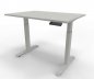Preview: Elektrisch höhenverstellbarer Schreibtisch GE12 120x80 cm Weiß-Weiß