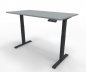 Preview: Elektrisch höhenverstellbarer Schreibtisch GE16 160x80 cm Anthrazit-Lichtgrau