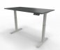 Preview: Elektrisch höhenverstellbarer Schreibtisch GE16 160x80 cm Weiß-Onyx