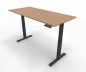 Preview: Elektrisch höhenverstellbarer Schreibtisch GE18 180x80 cm Anthrazit-Buche
