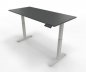 Preview: Elektrisch höhenverstellbarer Schreibtisch GE18 180x80 cm Weiß-Onyx