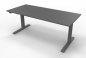 Preview: Schreibtisch HMK 180 cm elektrisch höhenverstellbar grafit grafit