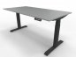 Preview: elektrisch höhenverstellbarer Schreibtisch Move4 160x80 cm Lichtgrau-Anthrazit