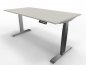 Preview: elektrisch höhenverstellbarer Schreibtisch Move4 160x80 cm Weiß-Silbergrau