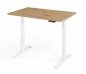 Preview: elektrisch höhenverstellbarer Schreibtisch 120 x 80 cm BaseLite Asteiche Weiß