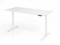Preview: Schreibtisch 180x80 cm BaseLite elektrisch höhenverstellbar Weiß Weiß
