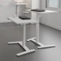 Preview: Beistelltisch Steh-Sitz-Tisch CSW 100 x 80 cm Stellbeispiel mit 2 Tischen