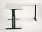 Preview: Elektrischer Winkelschreibtisch 200 x 220 cm hoch