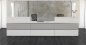 Preview: Empfangstheke City K6 Weiss-Grafit