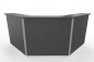 Preview: Empfangstheke Solid 180x180 cm Onyx